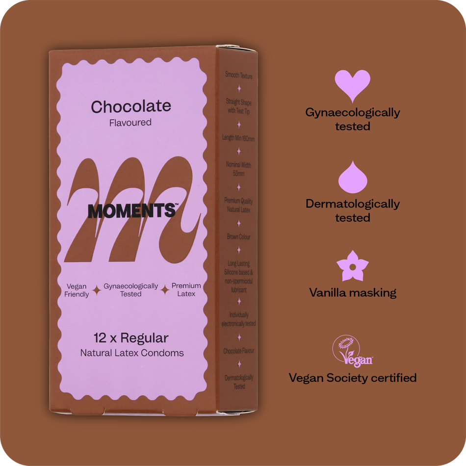 USP for Moments chocolate flavoured condom